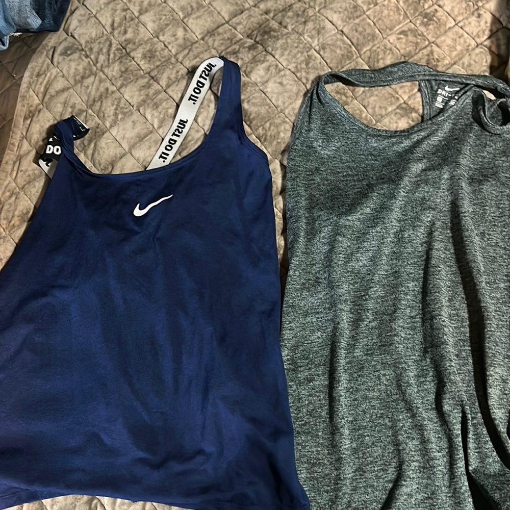 Nike tan tops